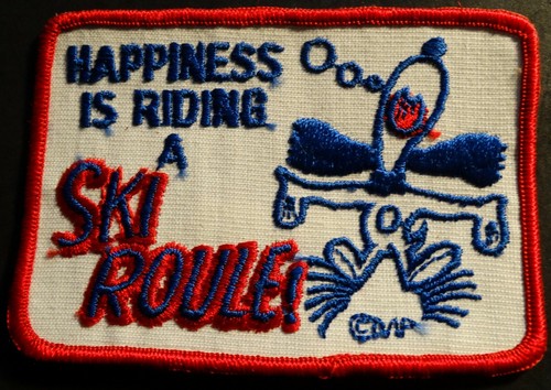Vintage skiroule snowmobile - skiroule,